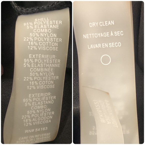 Tommy Hilfiger Black Button Down Long Lace Sleeve Midi Dress- NWT- Size 4 - Picture 12 of 12